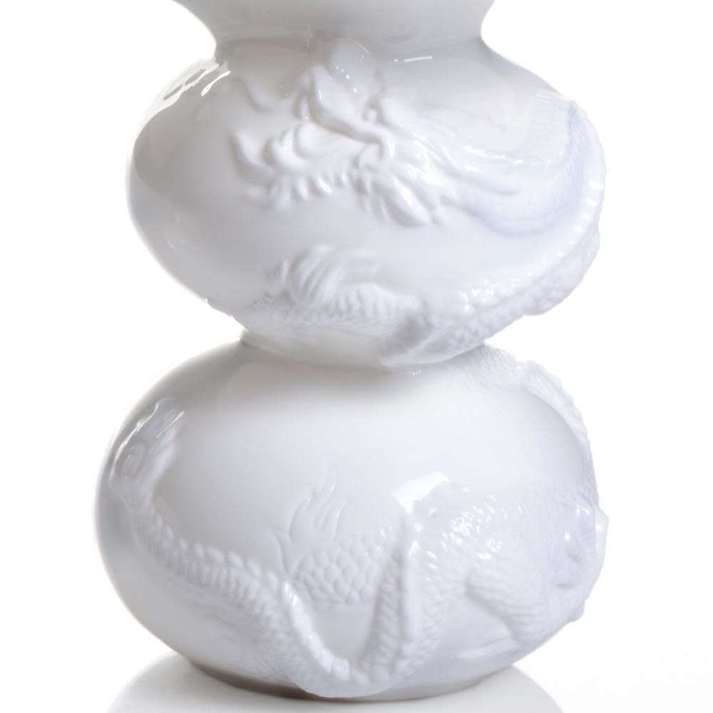 LIULI Crystal Art Bone China Sake Set - (3-Piece Set) "Li Bai’s Intoxication" Limited Edition