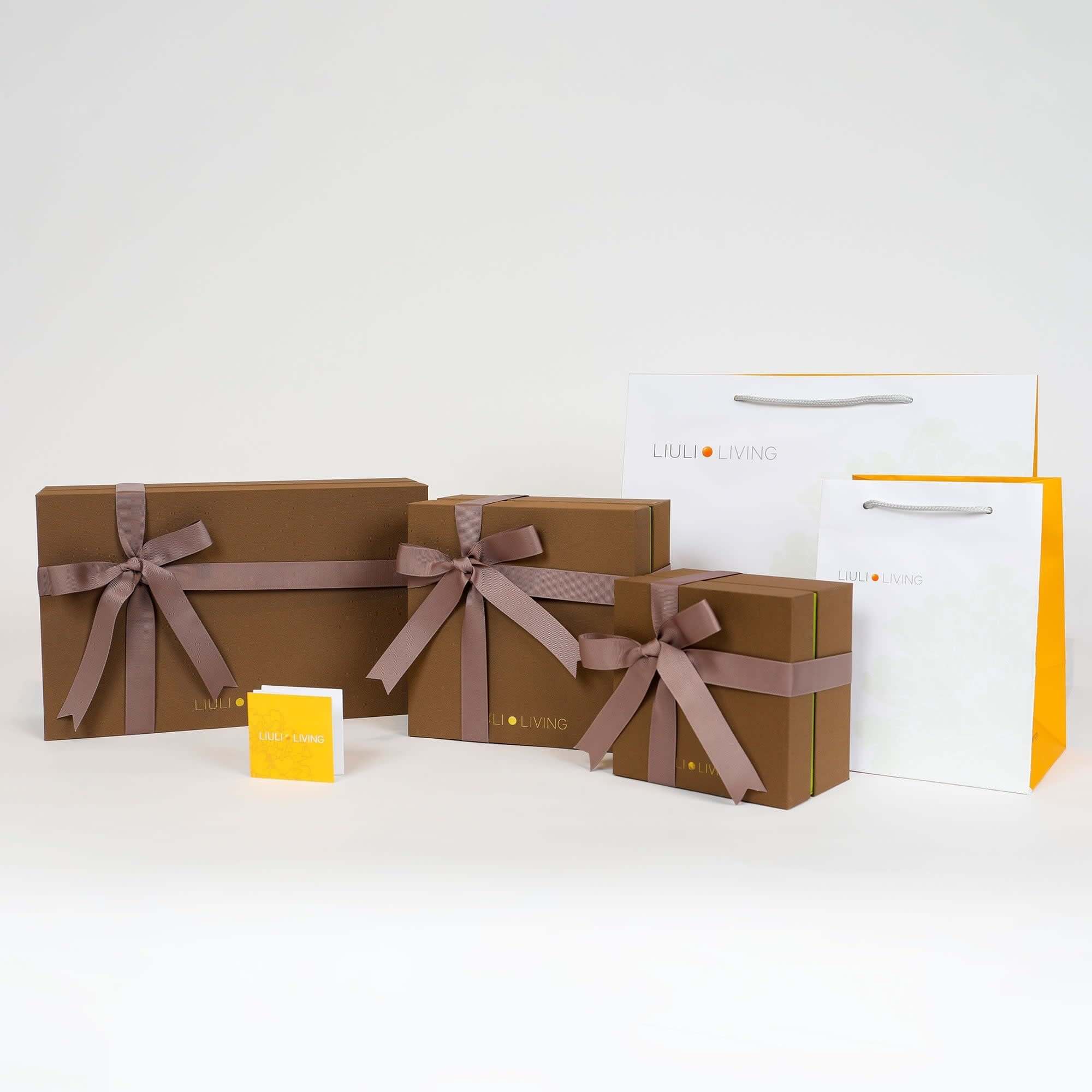 LIULI Crystal Art Bone China Sake Cups - "Seasonal Treasures-Summer Bamboo" (Set of 2)