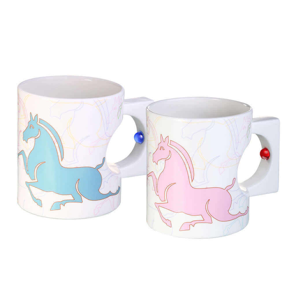 LIULI Crystal Art Coffee Mug - Winds of Contentment (Set of 2)