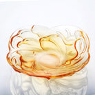 LIULI Crystal Art Crystal Ruyi Rabbit Dish, LIULI LIVING Tableware, Amber, Lunar New Year
