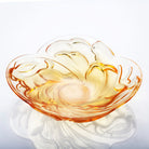 LIULI Crystal Art Crystal Ruyi Rabbit Dish, LIULI LIVING Tableware, Amber, Lunar New Year