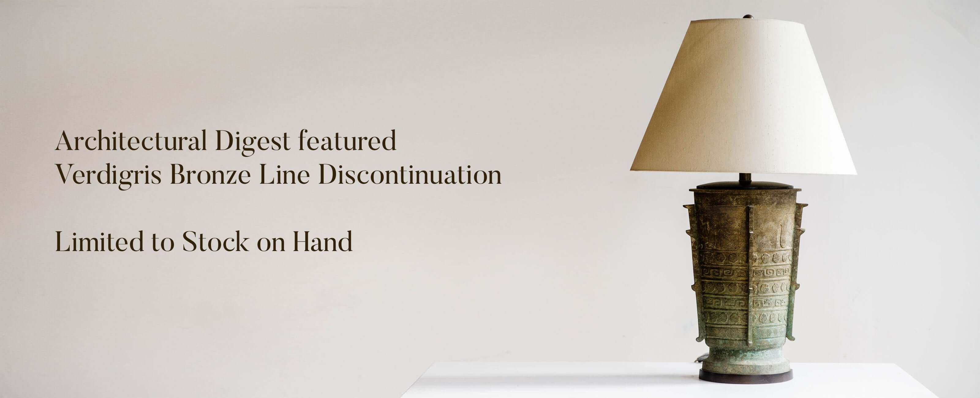 Elegant Farewell to Lawrence & Scott's Verdigris Bronze Lighting Line