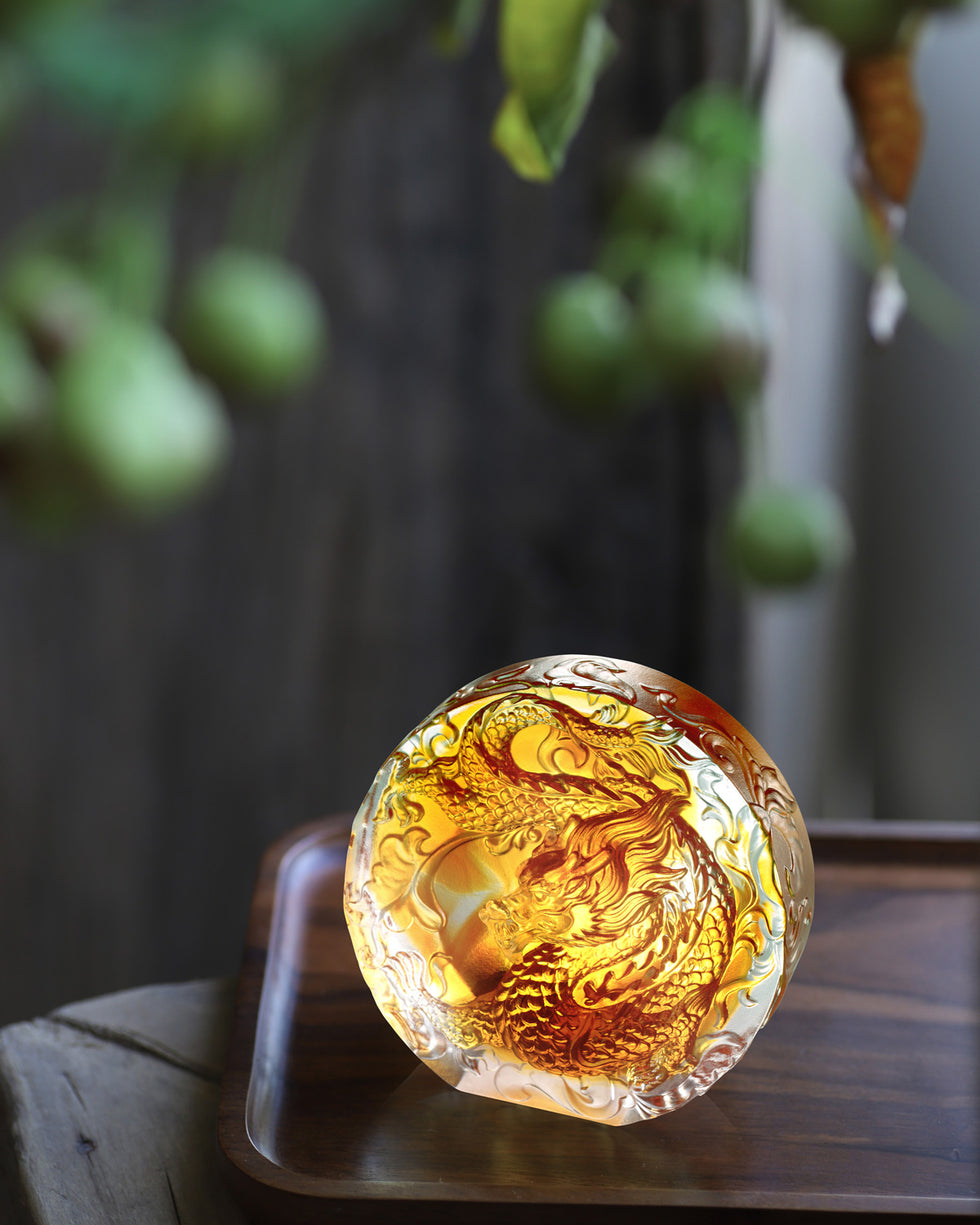 Liu Li Crystal LIULI Crystal Art Crystal Dragons Collection – Lawrence & Scott