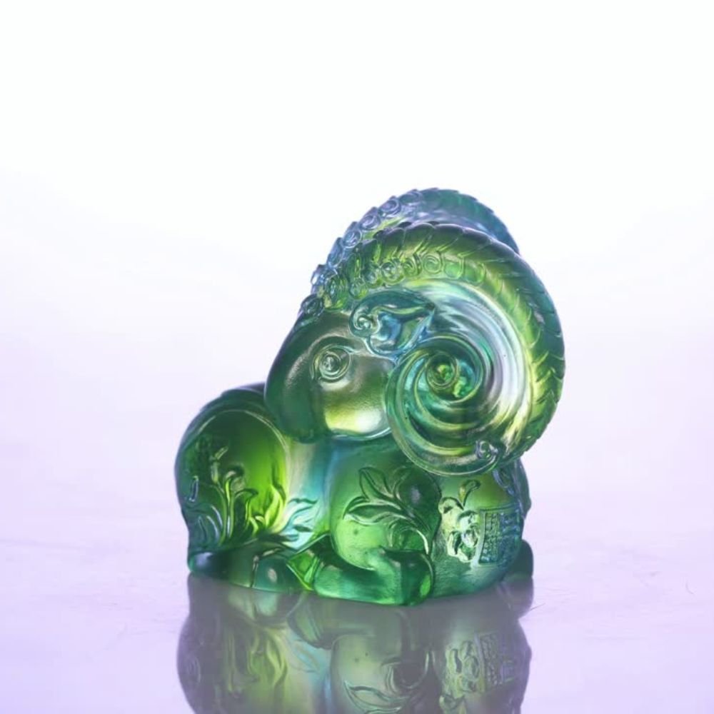 LIULI Crystal Sheep, Year of the Sheep, 
