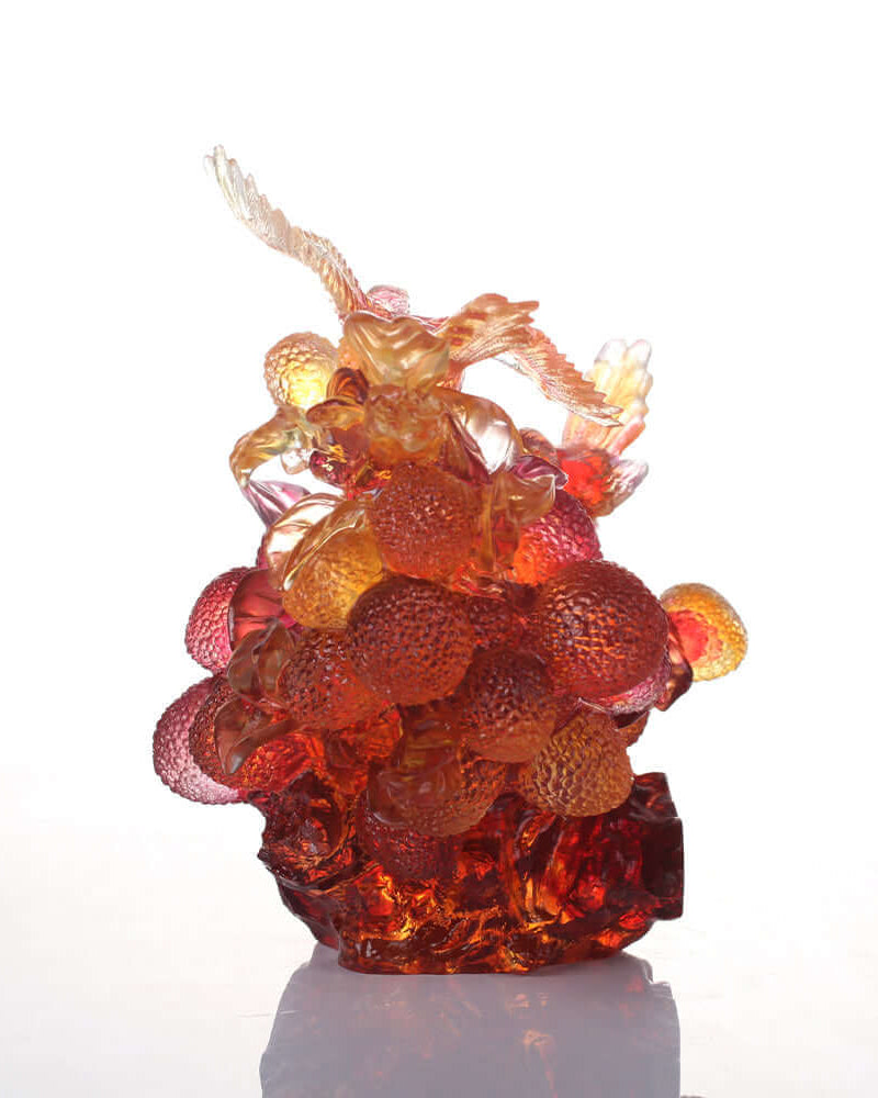 LIULI Crystal Art Crystal Art Sculpture, "The Fullest Beauty"