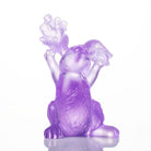 LIULI Crystal Art Crystal Year of the Rabbit "Spring Breeze, Felicitous"