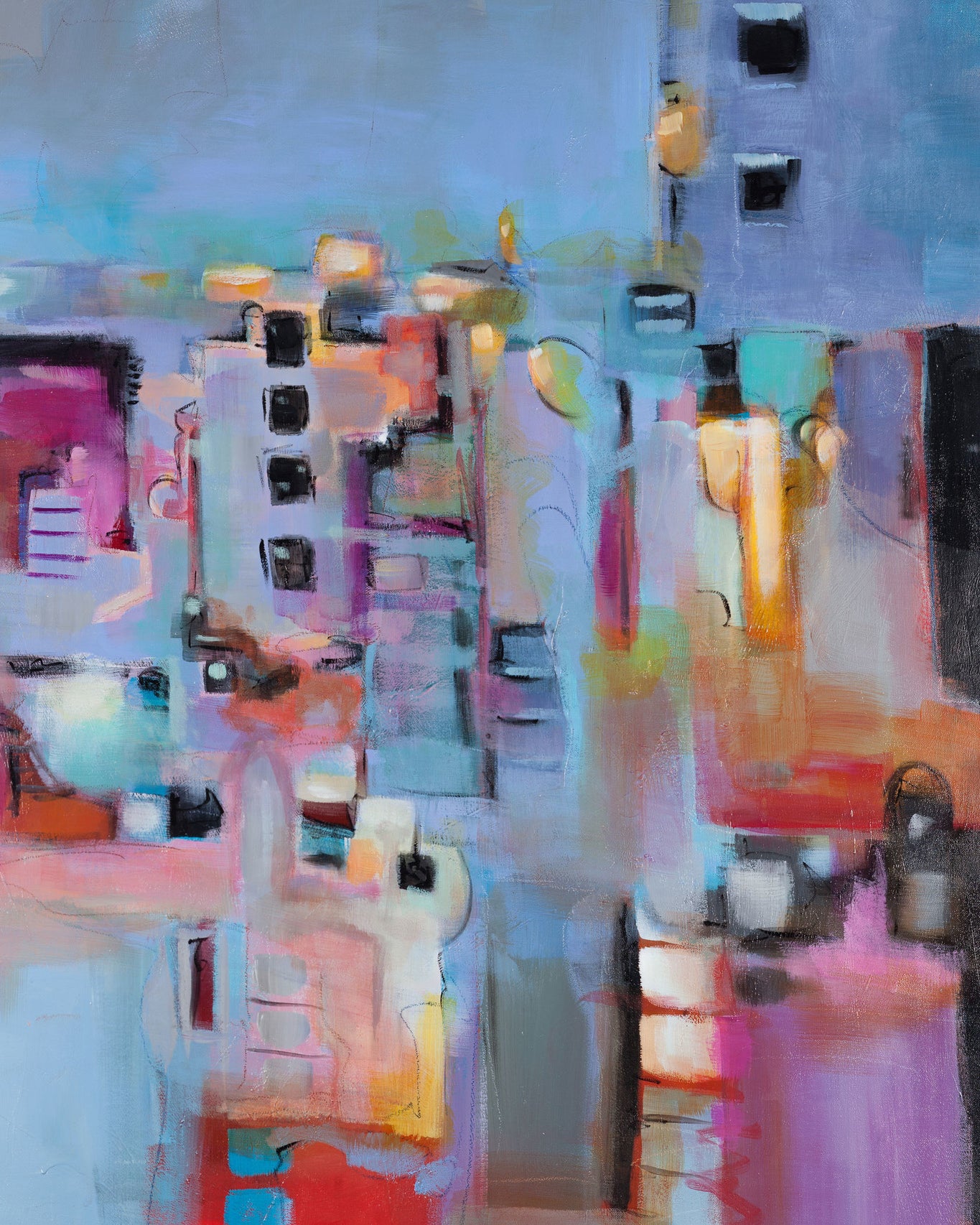 City View Abstract - Canvas Print