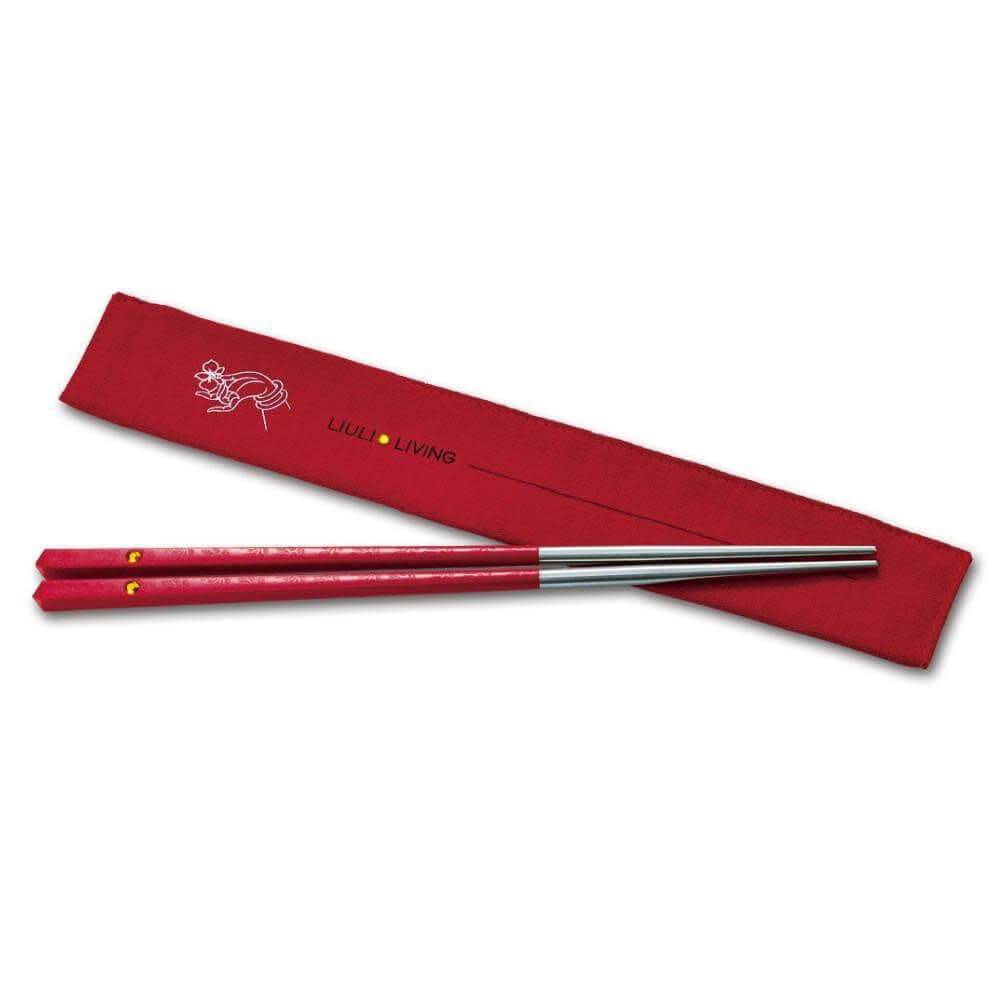 LIULI Crystal Art Chopstick, Blessed (1 Pair Per Pack)