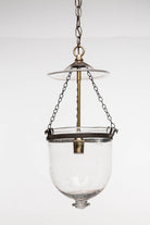 Indian Clear Bell Jar Lantern Pendant