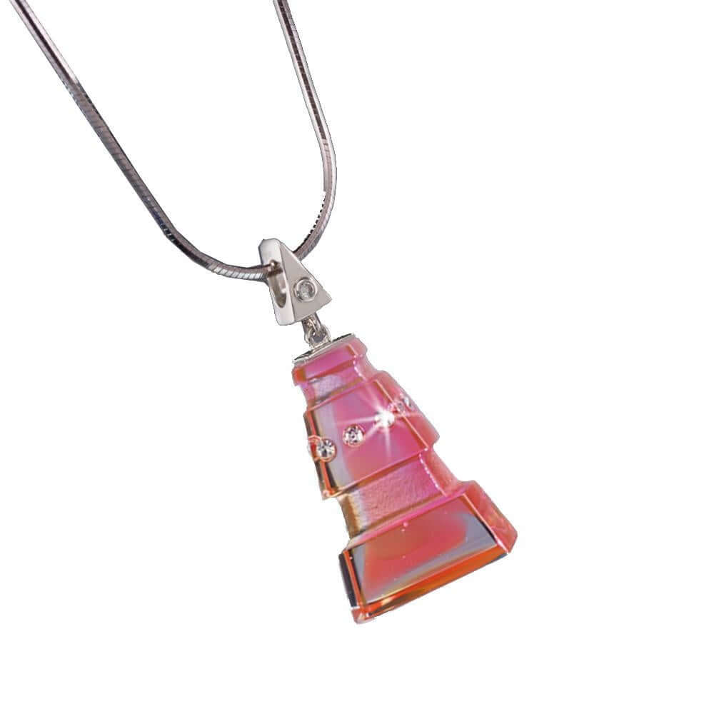 LIULI Crystal Art Crystal & Sterling Silver North Star Pendant Necklace