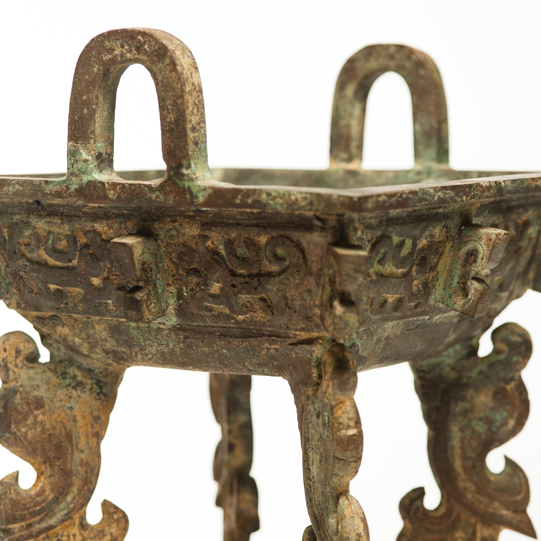 Verdigris Bronze Incense Burner