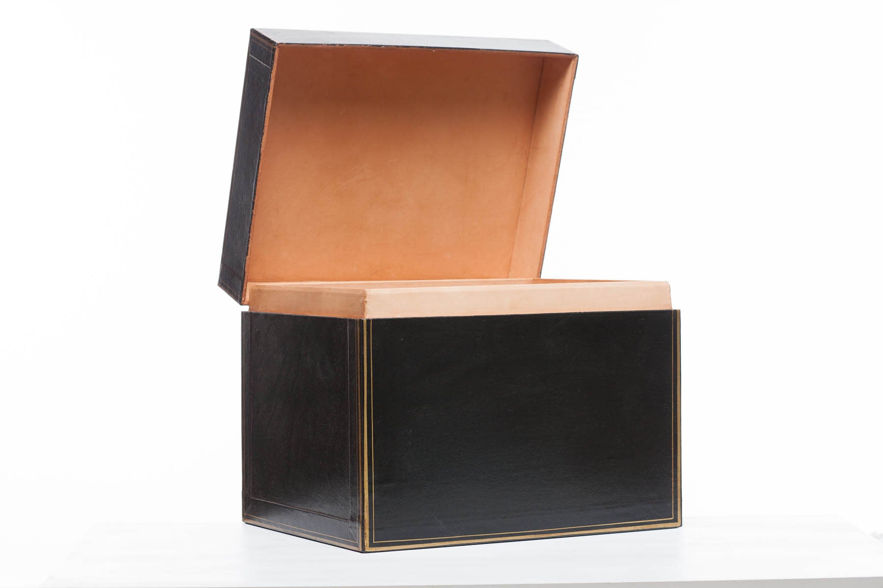 Black Regalia Leather Box
