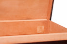 Mahogany Regalia Wide Leather Box (34")