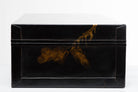 Black Meridian Wide Leather Box (34")