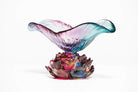 LIULI Crystal Art Crystal Lotus Butterfly Chalice "The Attracted Butterfly"