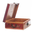 Mandarin Red Thrive Leather Box With Full Hardware (17")
