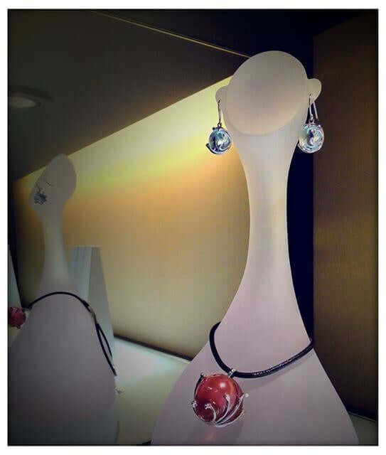 LIULI Crystal Art Crystal and Sterling Silver Love of My Life, My Sunshine Pendant Necklace