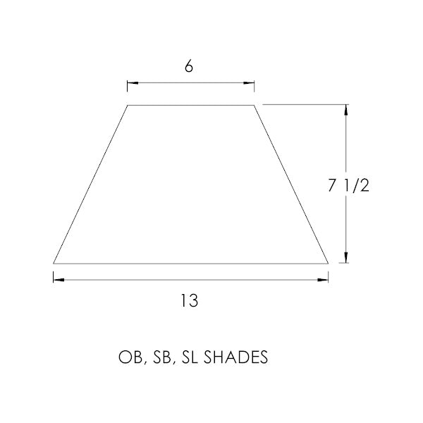 Black Replacement OB Shade - Spider