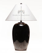 Lawrence & Scott Legacy Melanie Porcelain Lamp in Flashed Tobacco Brown (NYC Sample)