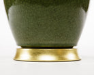 Legacy Scarlett Porcelain Table Lamp in Celadon Crackle with Gilded Gold Base