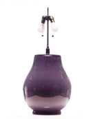 Legacy Lillian Porcelain Table Lamp in Plum with Rosewood Cap (Showroom)