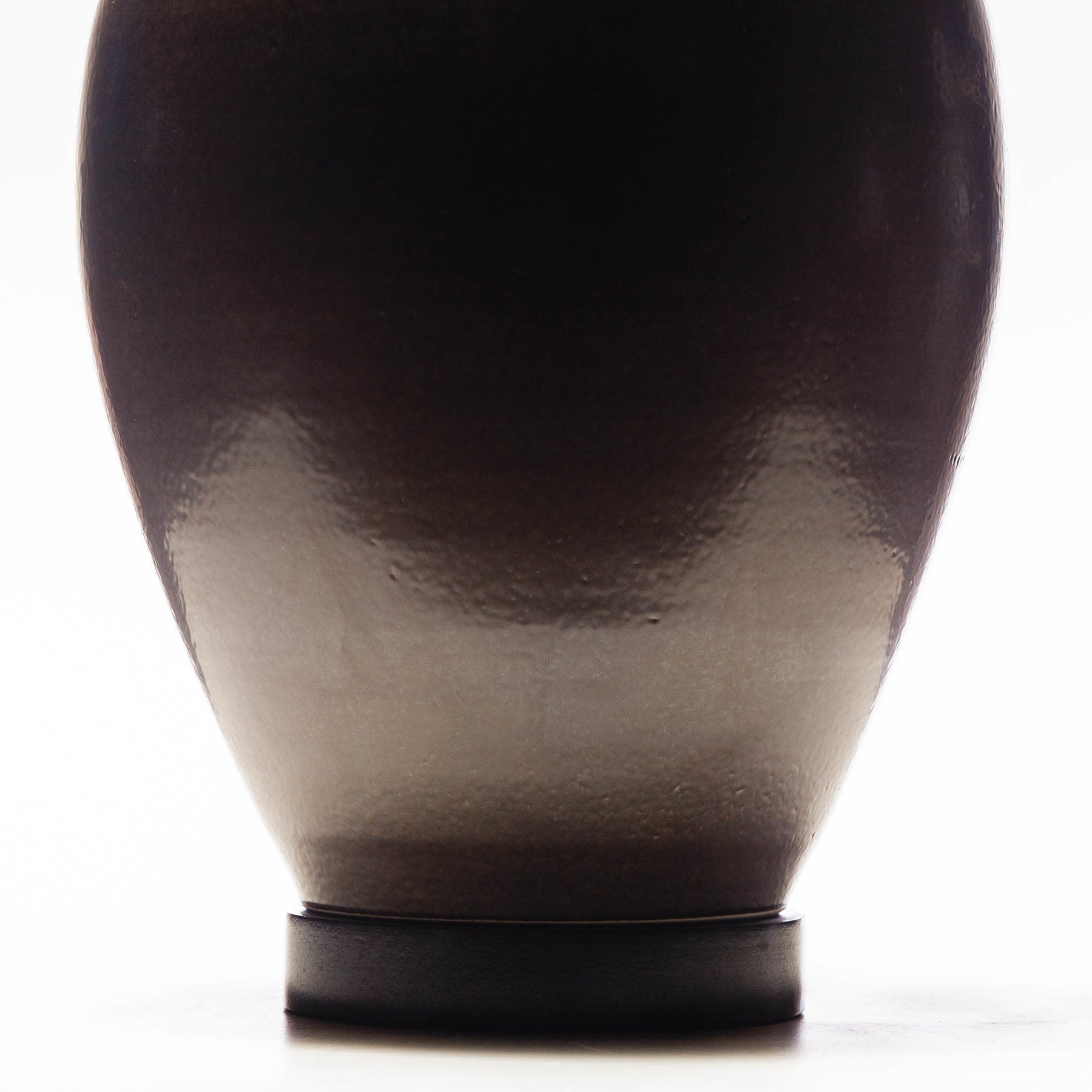 Legacy Sybil Porcelain Latte Lamp, Brown Glaze