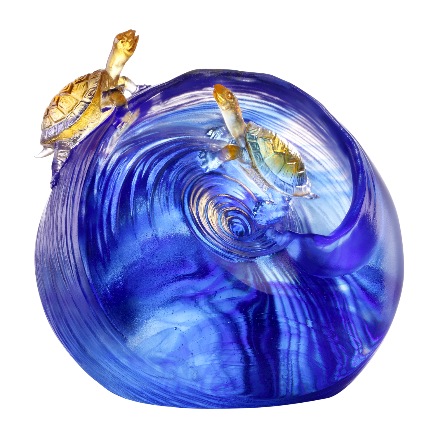 LIULI Crystal Art Crystal Turtle "The Best View"