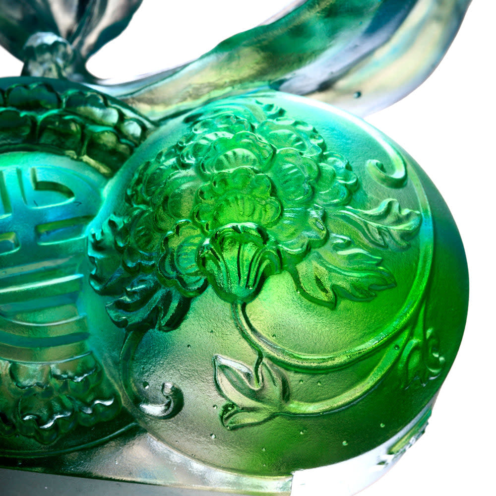 LIULI Crystal Art Crystal Fruit, Tangerine, Kitchen Decor, Joy Heralds Spring