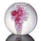 LIULI Crystal Art Crystal Flower, Peach Blossoms, Awakening of Heaven and Earth