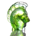 LIULI Crystal Art Crystal Year of the Horse "Jovial in Good Spirit" Chinese Zodiac Figurine in Green (Limited Edition)