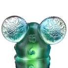 LIULI Crystal Art Crystal Mouse, Zodiac-Year of the Rat, "Come Fortune"