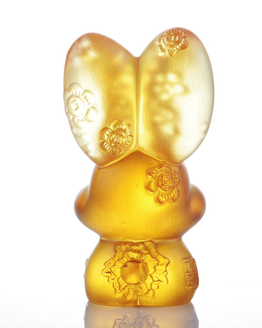 LIULI Crystal Art Crystal Zodiac Bunny, Year of the Rabbit, Darling
