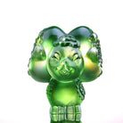 LIULI Crystal Art Crystal Year of the Sheep Chinese Zodiac "Dear" Figurine in Amber/Green Clear (Limited Edition)