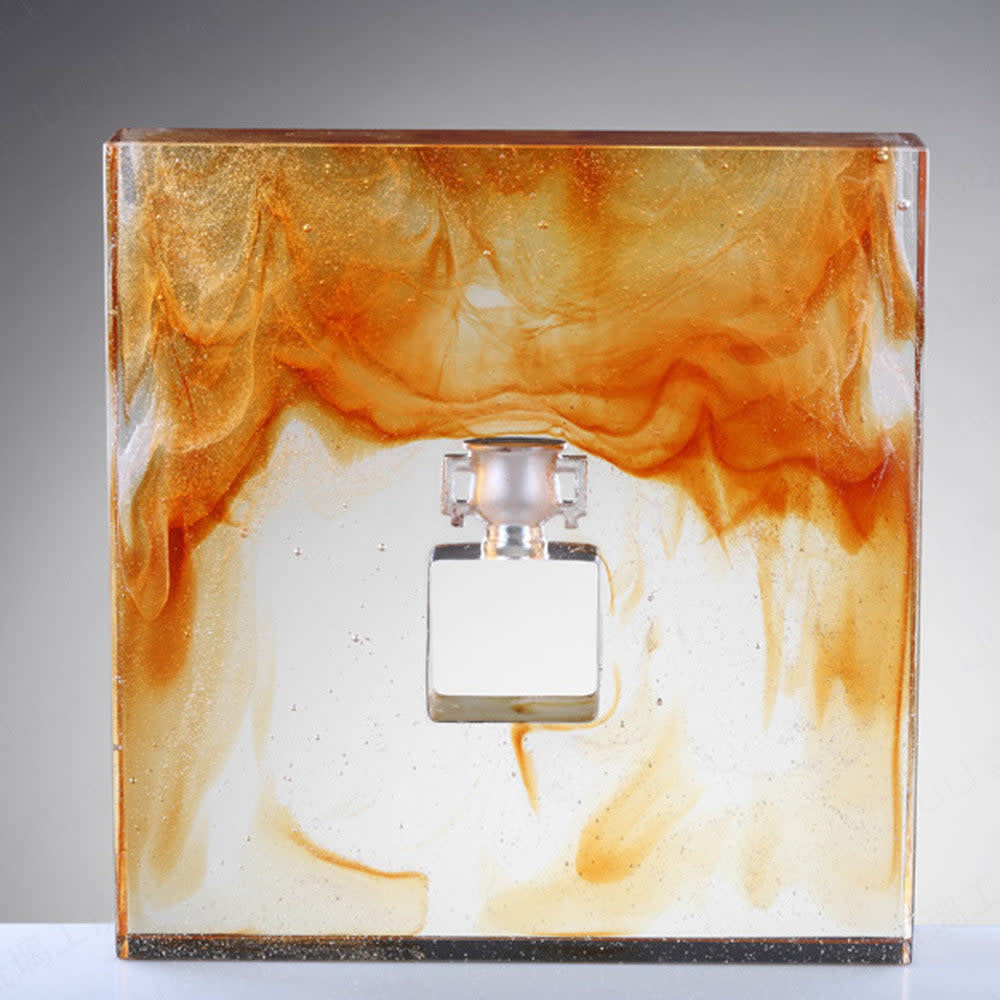 LIULI Crystal Art Window of Opportunity and Clarity (Harmony & Peace) - Vessel, Chinese Ding