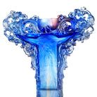 LIULI Crystal Art Ding of Dance Chinese Vessel, "Mild & Firm Virtue"