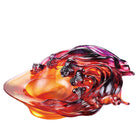 LIULI Crystal Art Crystal Goldfish, "Harmonious Beauty"