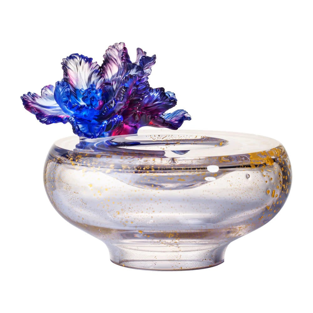 LIULI Crystal Art Crystal Tulip "One Moon For All Blooms"