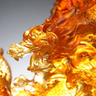 LIULI Crystal Art Crystal Dragon, "Dragon of Superiority"
