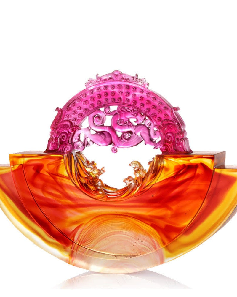 LIULI Crystal Art Crystal Dragon, "Ubiquitous Brilliance of the Dragon" (Collector's Edition)