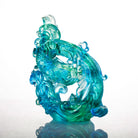 LIULI Crystal Art Crystal Dragon, "True Believer - Dance of the Dragon"