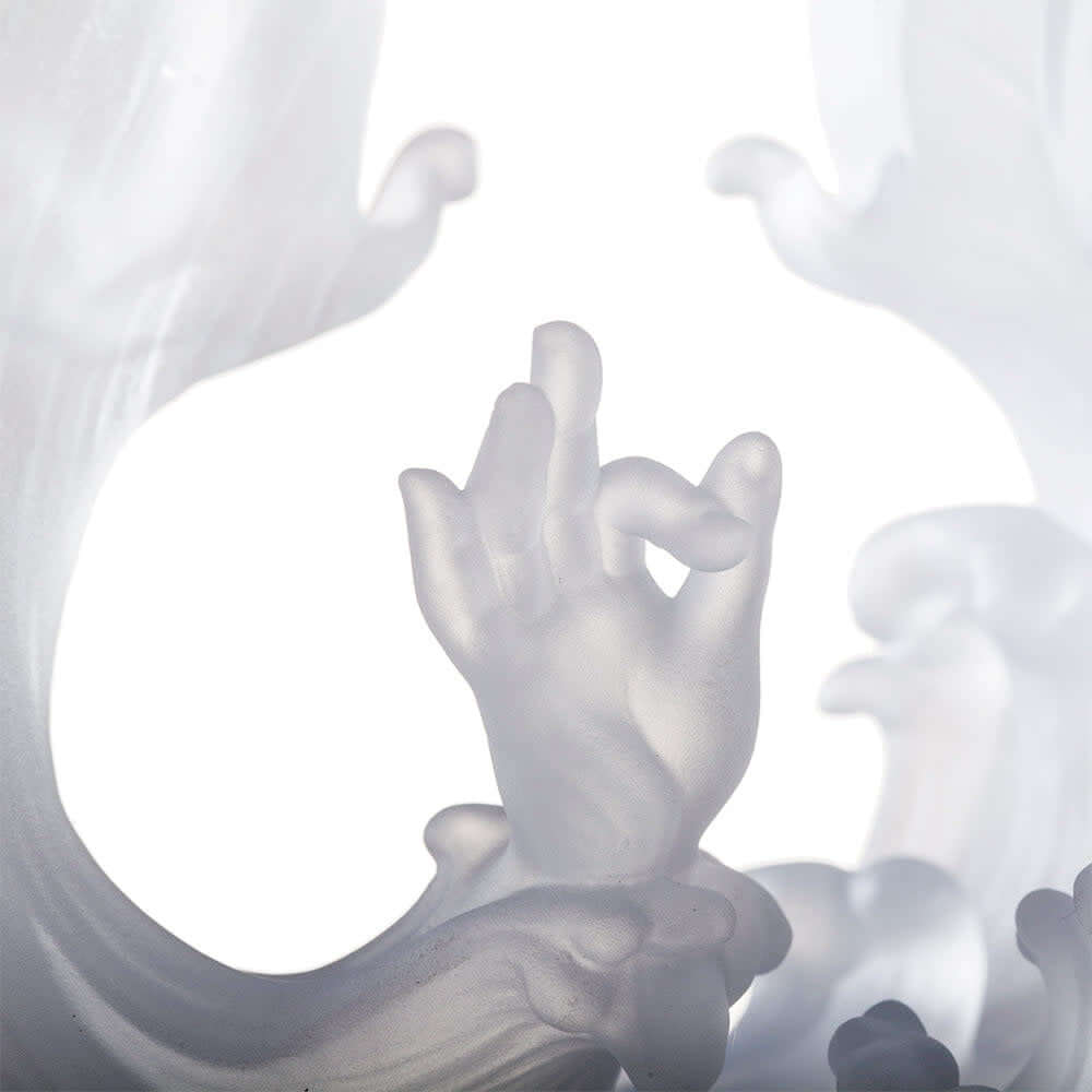 LIULI Crystal Art Crystal Buddha, Sakyamuni, "Only Love, Only Concern"