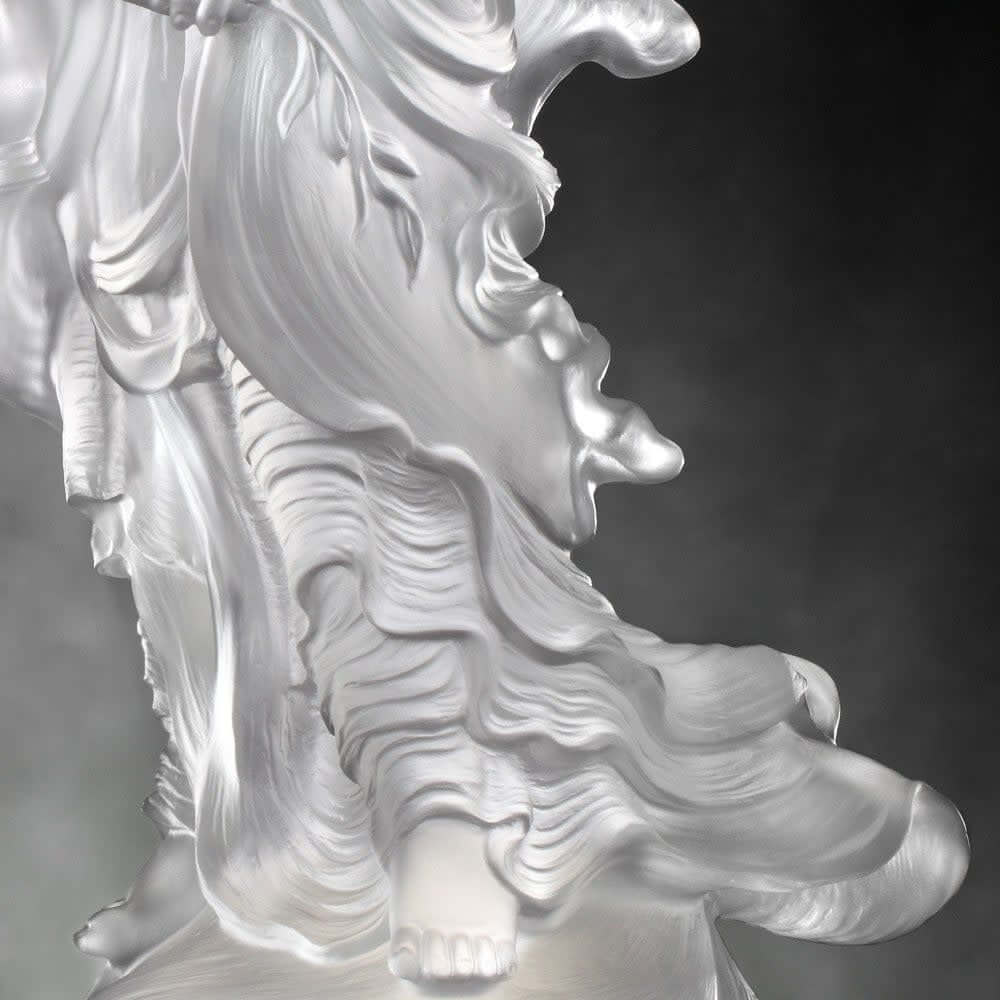 LIULI Crystal Art Crystal Buddha, Guanyin, Light Exists Because of Love-Joyous World