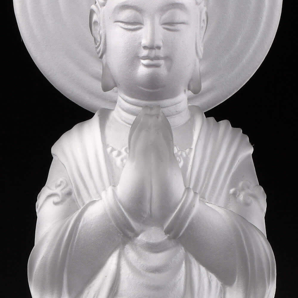 LIULI Crystal Art Crystal Buddha, Hechang Guanyin, "Light Exists Because of Love" (Collector's Edition)