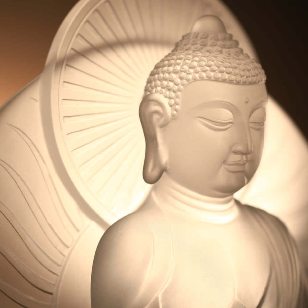 LIULI Crystal Art Crystal Buddha, Medicine Buddha, "Wishes for Sentient Beings"