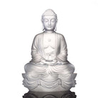 LIULI Crystal Art Crystal Buddha, Shakyamuni Buddha, Present Mindfulness