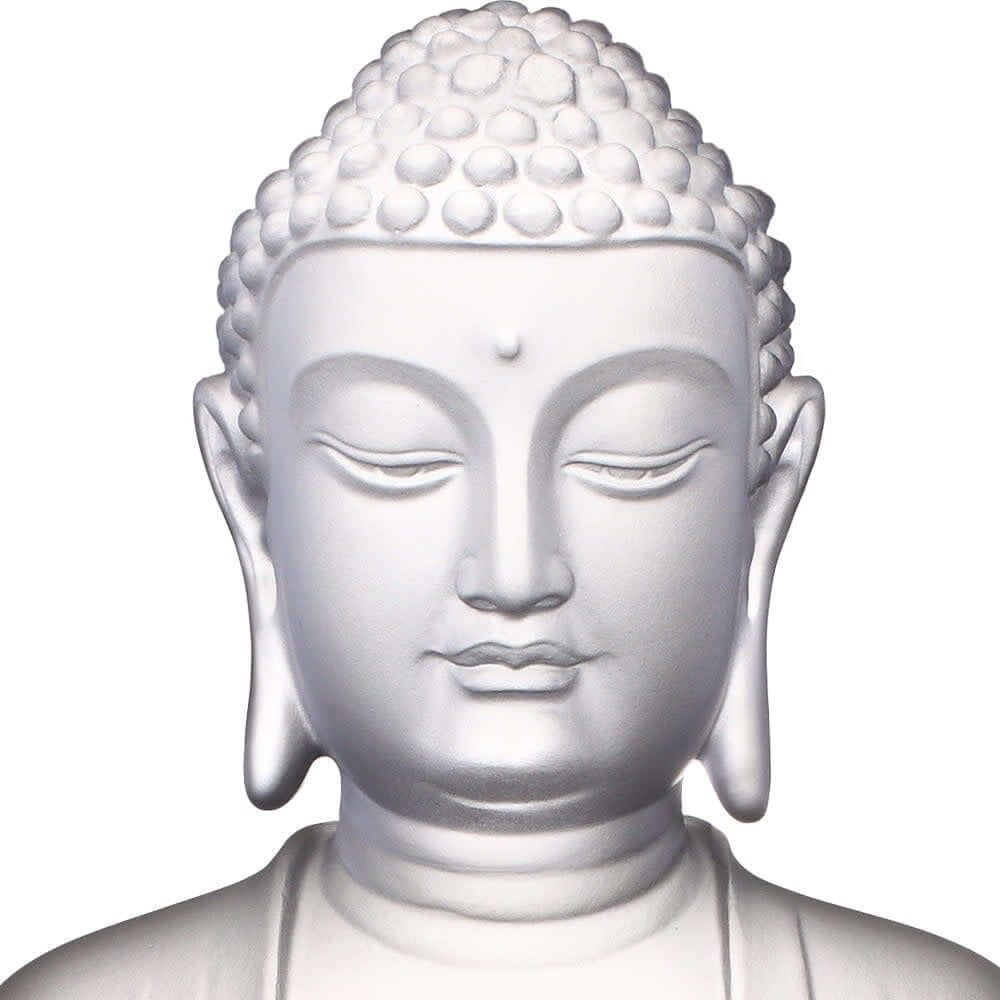 LIULI Crystal Art Crystal Buddha, Shakyamuni Buddha, Present Mindfulness