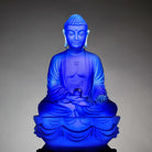 LIULI Crystal Art Crystal Buddha, Medicine Buddha, Present Mindfulness