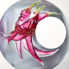 LIULI Crystal Art Crystal Chili Sculpture, "Only Sincerity is Everlasting"