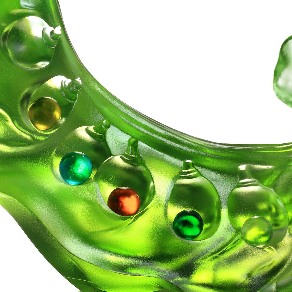 LIULI Crystal Art Crystal Pea, "Beauty Within"
