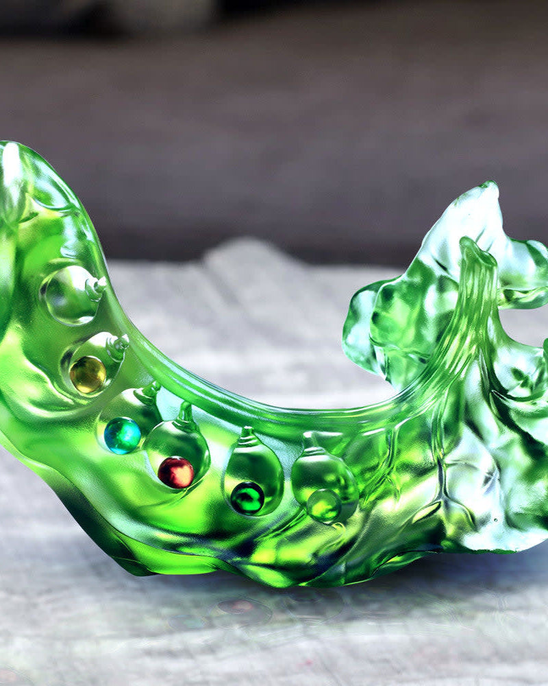 LIULI Crystal Art Crystal Pea, "Beauty Within"